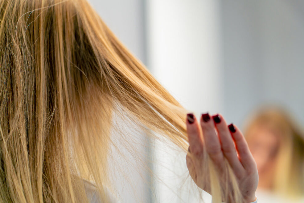 domowa maska na włosy