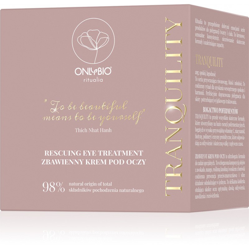 ONLYBIO Ritualia TRANQUILITY Zbawienny krem pod oczy 15 ml