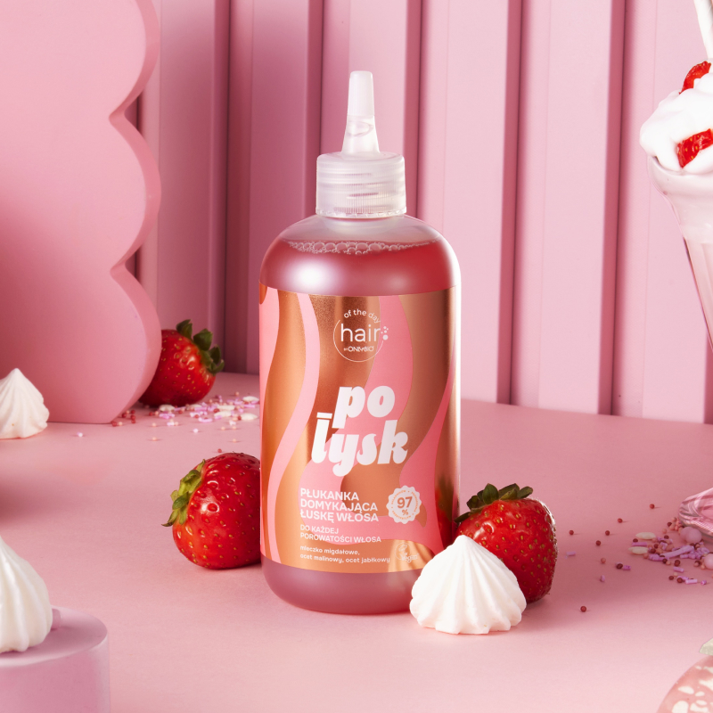 ONLYBIO Hair of the day Połysk Płukanka domykająca łuskę włosa 300ml