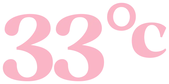 33°C