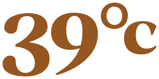 39°C